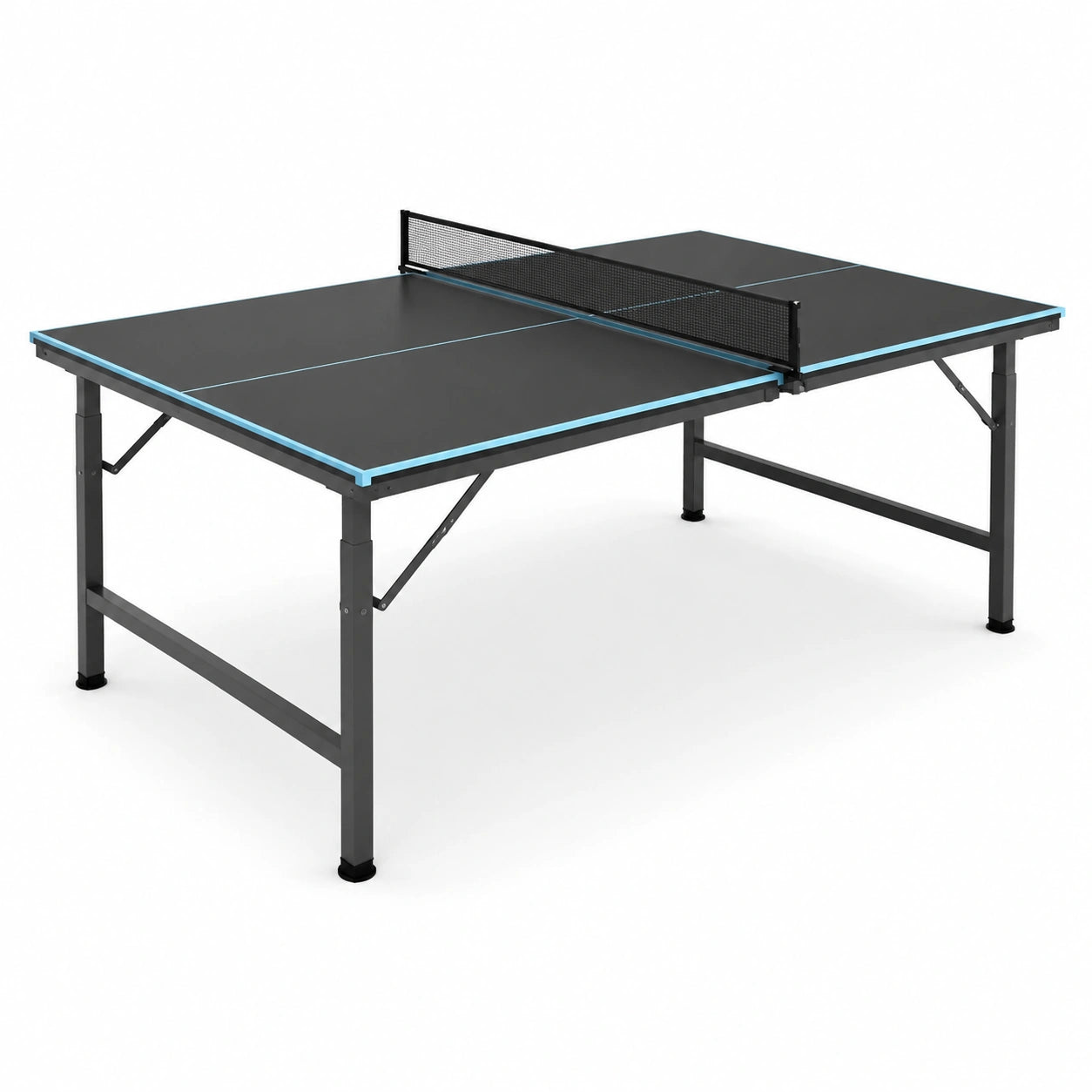 Mesa de ping-pong de MDF y acero 274x152x76 cm