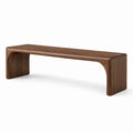 Banco de madera maciza de nogal 150 cm