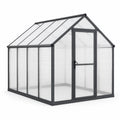 Invernadero de aluminio y policarbonato 250cm x 190cm x 195cm